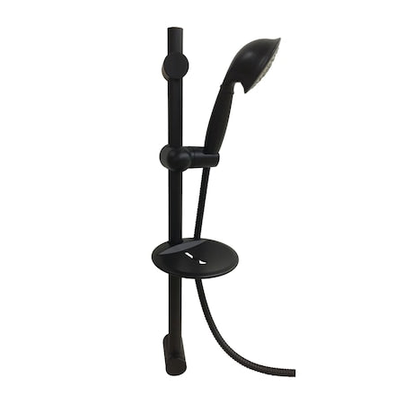 Hand Shower, 0, Wall Mount, Matte Black