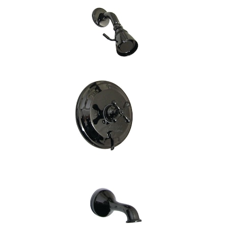 NB36300AX Pressure Balanced Tub/Shower Faucet with Metal Cross Handle