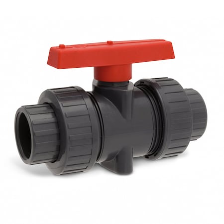 Ball Valve, True Union, 2", PVC/EPDM, S/T