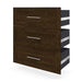 Set 3-Drawer, 36" Storage, Chocolate