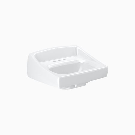 Bathroom Sinks Ss3003 Wall Hung Sink w/Bk Spl 4 C'Set