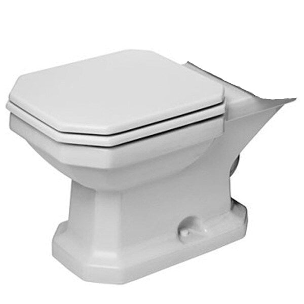Two-Piece Toilet White Het/Gb,  Siphon Jet White