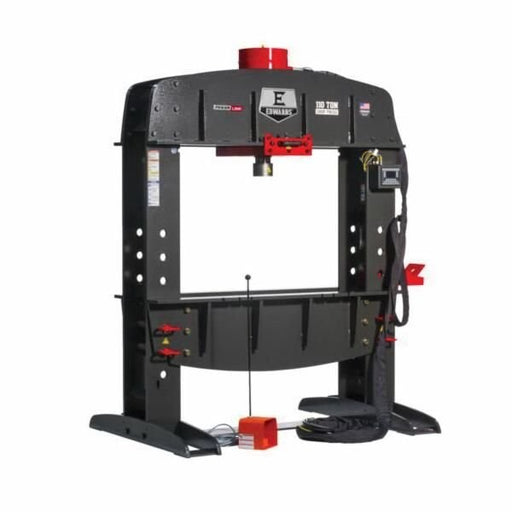 Shop Press,  3Phase,  110 Ton,  48 In Base Length,  64 In Base Width,  86 In Height,  Electric Pump