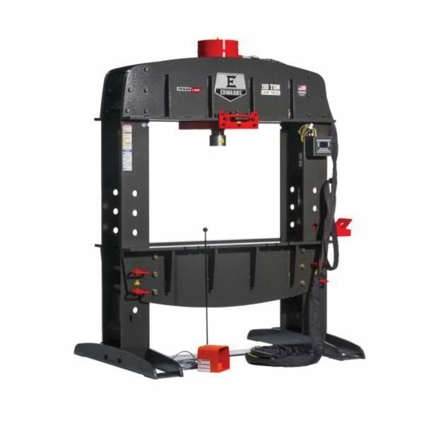 Shop Press,  3Phase,  110 Ton,  48 In Base Length,  64 In Base Width,  86 In Height,  Electric Pump
