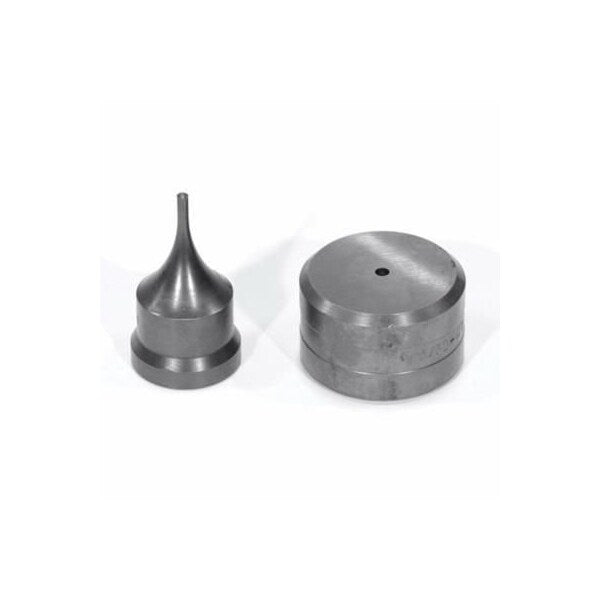 Punch And Die Set,  Round,  18 In Punch,  532 In Die Sizes Included,  2 Piece,  For Use With Standard
