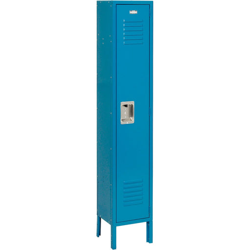 Global Industrialâ€žÂ¢ InfinityÂ® 1-Tier 1 Door Locker,  12"Wx12"Dx60"H,  Blue,  Unassembled