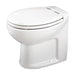 Thetford 38024 Tecma Silence Plus 1 Mode,  12V Marine Toilet w Electric Solenoid-High Profile,  White