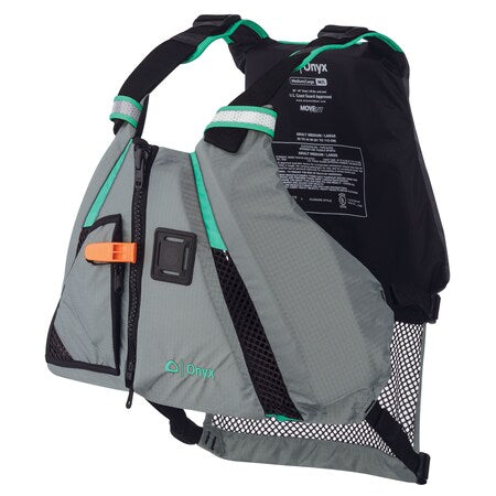 Onyx 122200-505-060-15 MoveVent Dynamic Vest- Aqua,  XL / 2XL
