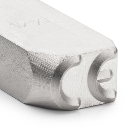 Steel Hand Stamp CE Logo,  1/4"