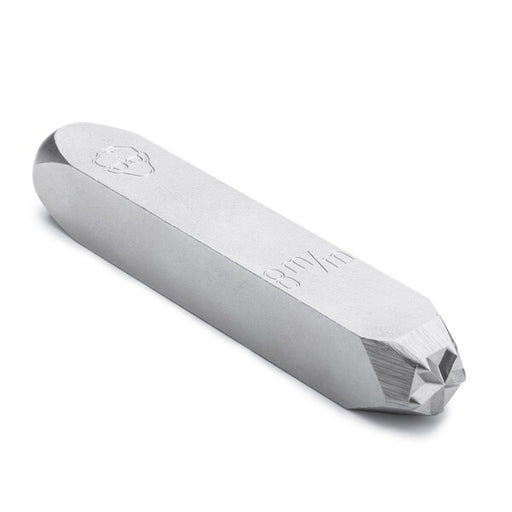Steel Hand Stamp with Star Symbol,  5/16"