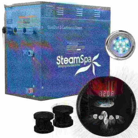 Indulgence 10.5 KW QuickStart Bath Generator in Matte Black