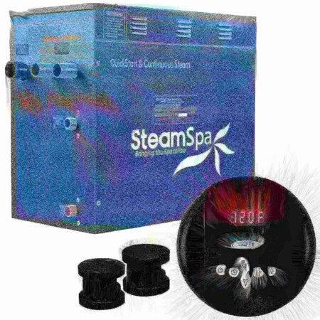 Oasis 12 KW QuickStart Bath Generator in Matte Black