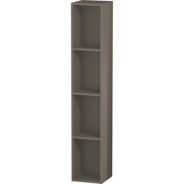 Lc Shelf 4 Compartments Flannel Grey High Gloss