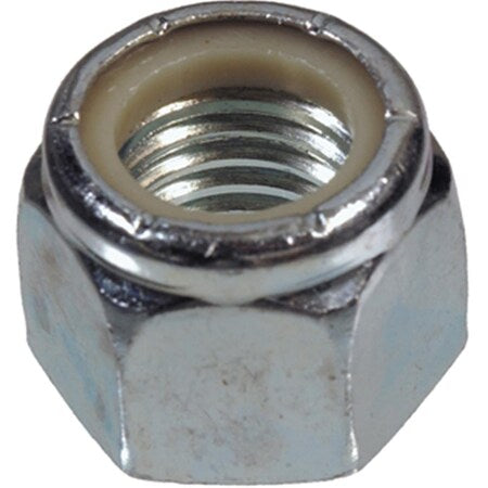 No.6-32 Zinc Plated Nylon Insert Stop Nuts, 100PK