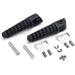 Krator BFR030-B Rear Foot Rest Pegs for Kawasaki Ninja ZX-10R ZX12R ZX-9R ZX-6R ZX636 Z750; Black