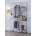 Trinity TBFZ-2702 77 x 41 x 14 in. EcoStorage Mobile Closet Organizer; Chrome