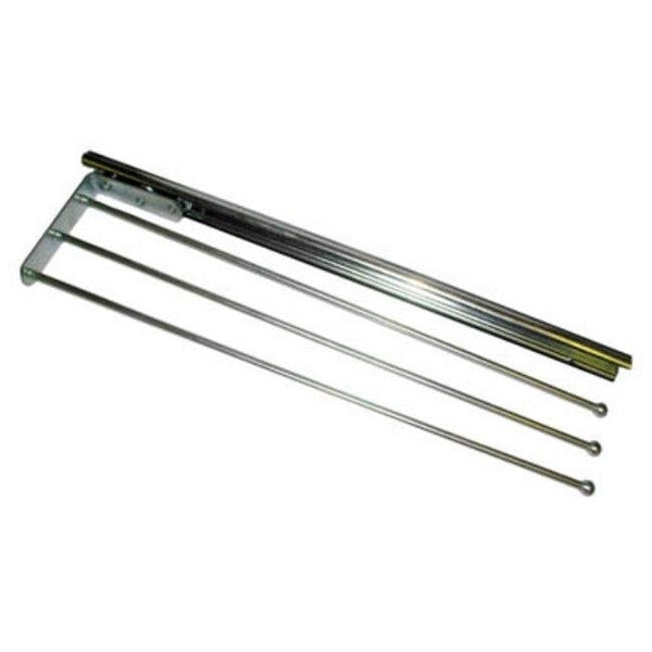 Knape & Vogt Kvp793 Ano Towel Rack 3 Bar Side Mount - Anochrome