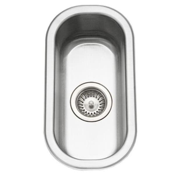 Houzer® E-100U MOCHA Quartztone Series Granite Dual Mount Bar/Prep Sink, Mocha