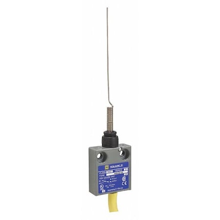 Limit Switch, Cat Whisker, Wobble Stick, SPDT, 10A at 240V AC, Actuator Location: Top
