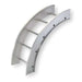 90 Degree Outside Vertical Elbow, 100 lb, 75 lb Capacity, Aluminum, Unfinished