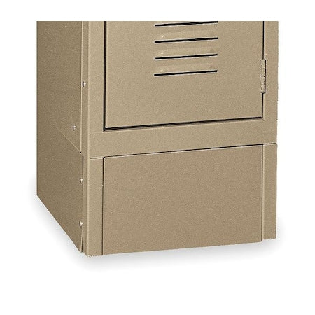 Locker Front Base, W 12 In, H 6 In, Tan