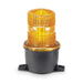 Warning Light, Amber, Steady Burn LED, 120V AC, Not Applicable FPM, 3 1/8 in Dia., T-Mount