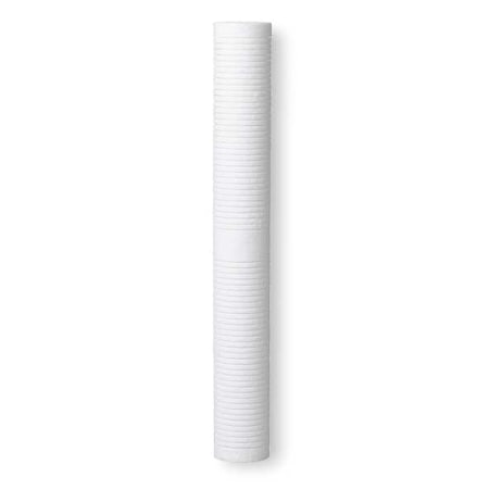 Solid Filter Cartridge, 40 gpm, 10 Micron, 2.6" O.D., 40 in H