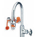 Plumbed Eyewash, Faucet Mount, Plumbed, 2 2/3 in H., 4 1/4 in W