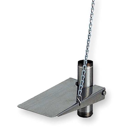 Foot Control Treadle Kit, Stainless Steel, Gray, For Use With, Eyewash
