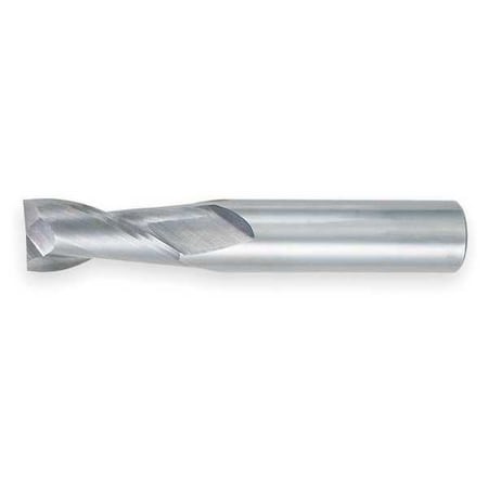 End Mill,Carbide,TiAlN,1 In,2 FL,Sq End