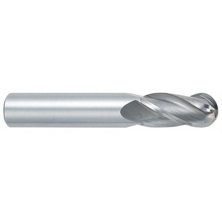 End Mill,Carbide,TiAlN,7/8,4 FL,Ball End