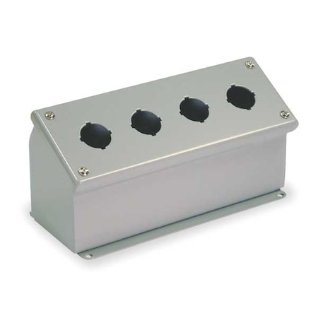 PushButtonEnclosure,30mm,4Holes,Steel