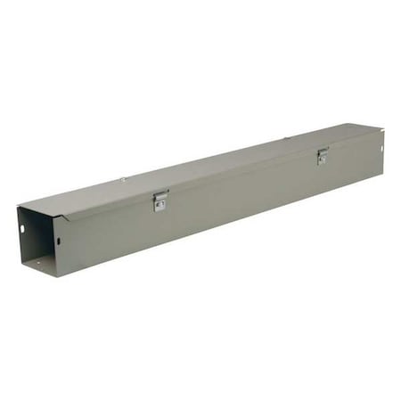 Straight Section Wireway, 1 Rating, Steel, Powder Coated