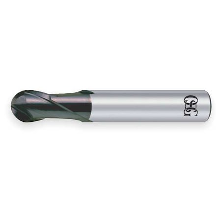 End Mill,Carbide,EXO,2.0mm,2 FL,Ball End