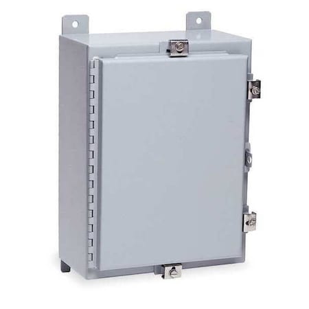 Padlockable Hasp with Clamps Electrical Enclosures, 24 in H, 8 in D, 24 in W, 12, 13, 4, Steel