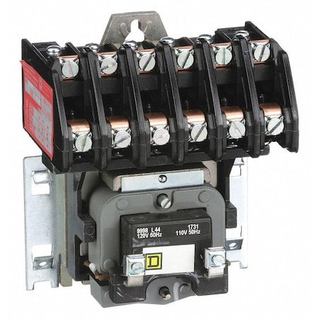 120VAC Electrically Held Lighting Contactor 6P 30A