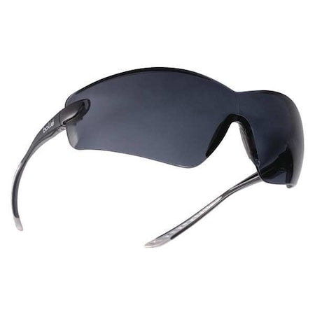 Cobra, Safety Glasses, Anti-Fog, Anti-Static & Anti-Scratch, Gray Lens, Black/Gray Frame, Frameless