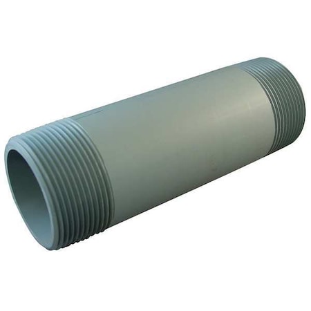 1" MNPT x 2" TBE PVC Pipe Nipple Sch 80