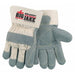 Leather Gloves, Safety Cuff Cuff, Wing Thumb, X - Large, 12 PK