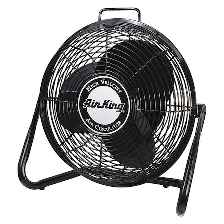 12" Table & Floor Fan, Black