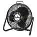 12" Table & Floor Fan, Black