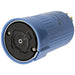 Locking Connector, Non-NEMA, 60 A, 600V AC, Three Phase, 4 Pole, Screw Terminals, Blue