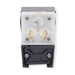 Straight Blade Plug, 10-50P, 50 A, 125/250V AC, 3 Pole, Screw Terminals, Non-Grounded