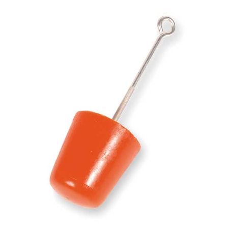 Drain Plug,Orange,6 In
