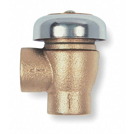 Vacuum Breaker,1-1/4 In.,FNPT,Bronze
