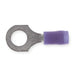 Ring Terminal, 1/4 in Stud Size, 14 AWG, 600 V, Nylon Insulated, Blue, Crimp Termination Only