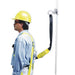 Rope Grab with Lanyard, Stainless Steel, 310 lb., Silver/Black, For Rope Size: 5/8 in