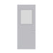 Swing In-Plant Office Door, 84 in H, 36 in W, Gray