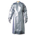 Chemical Resistant Sleeve Apron, EVOH, Polyethylene, Silver, 60 in, XL