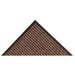 Entrance Mat, Polypropylene, 3/8 in Thick, Brown, 4 ft W x 6 ft L